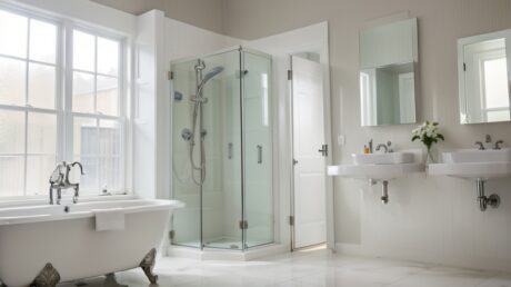 Чистка душа с помощью шариков для стирки и уксуса от известкового налета