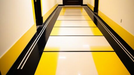 Мытье полов в прихожей