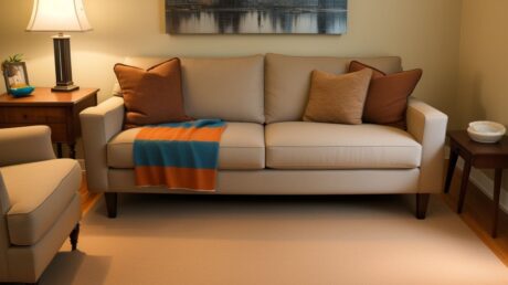 Как удалить пятна с обивки мебели без химии