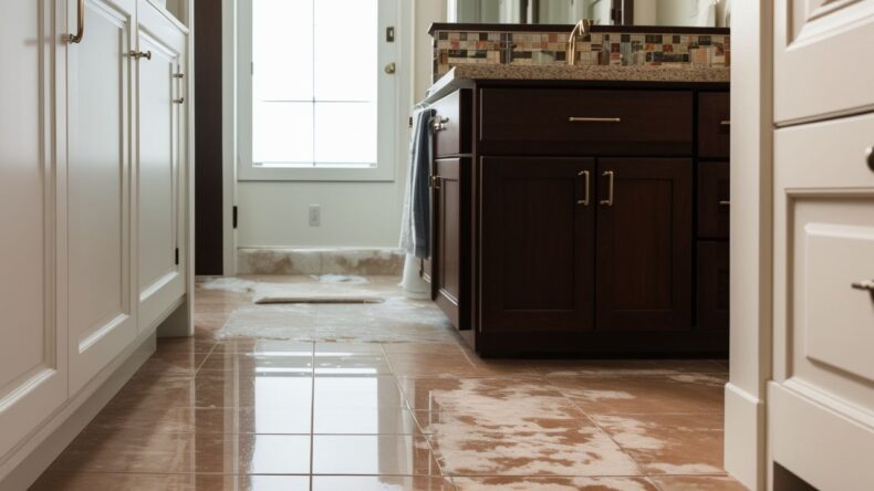 Как очистить кафель между плитками от плесени с помощью уксуса