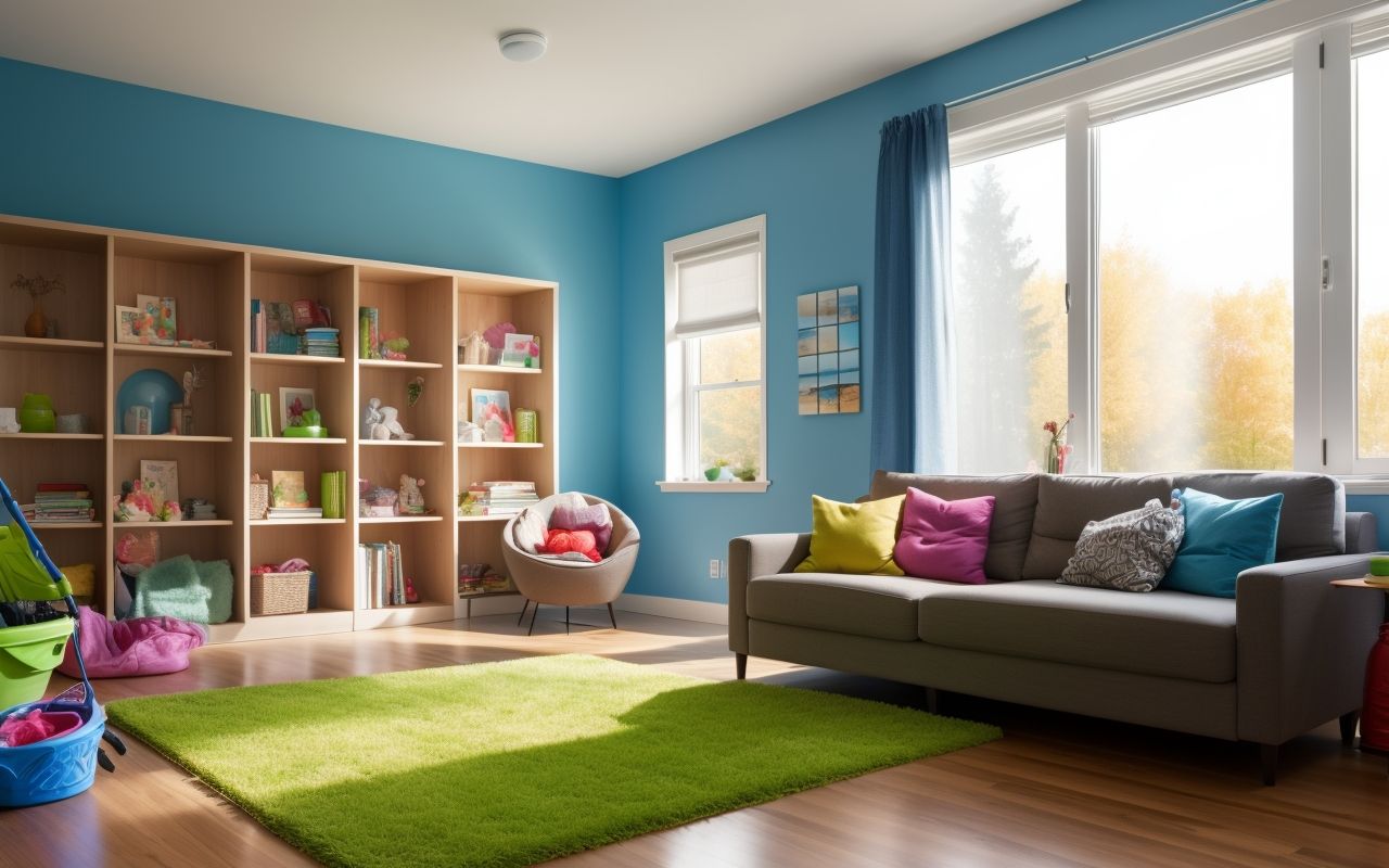 Как убирать с детьми